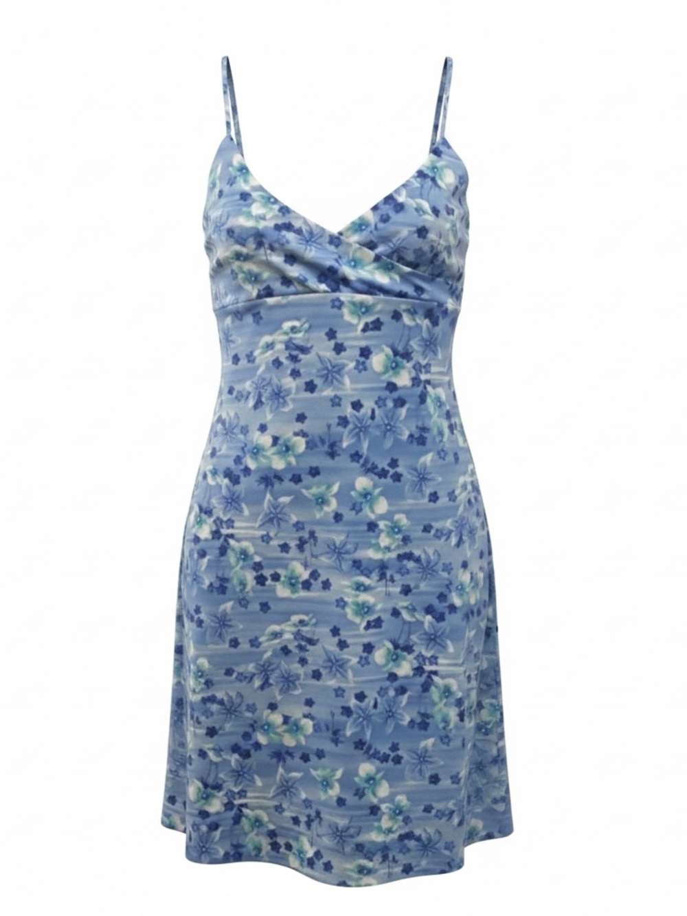 Hawaiian Floral Dress 90s Y2K Vintage Dainty Feminine Beach Chic Vacation Vibes